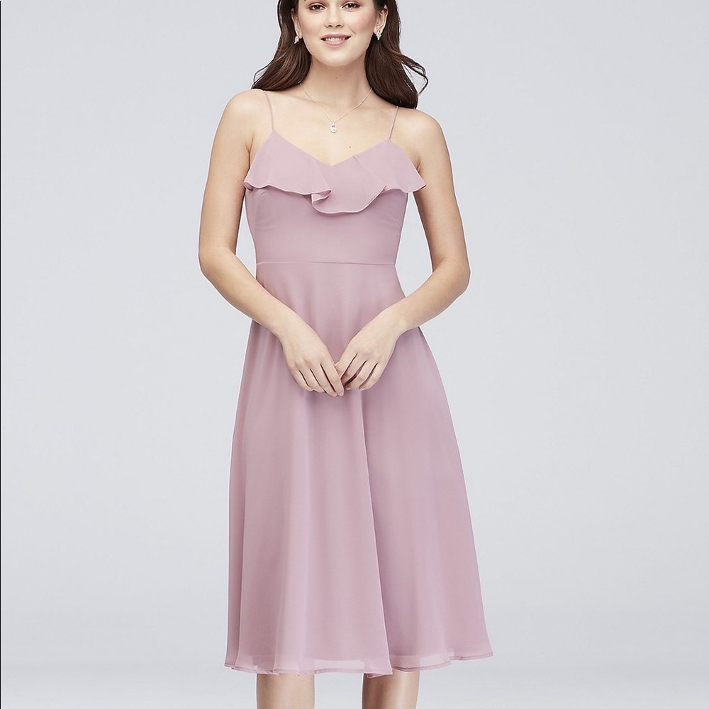 Quartz Davids Bridal Tea Length dress